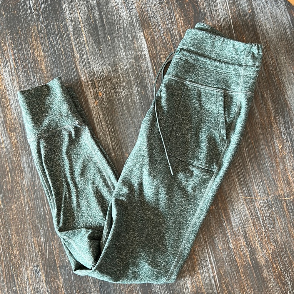 Old Navy Heathered Green Legging Joggers